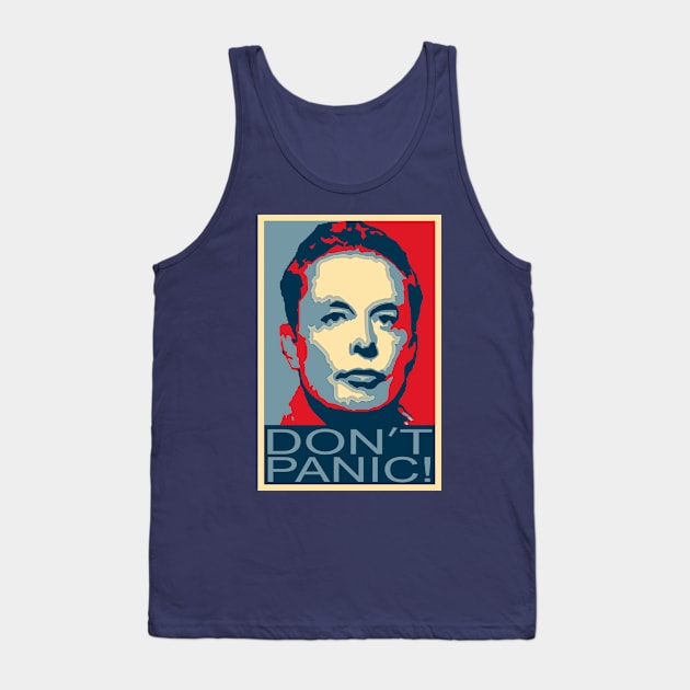 Don't Panic Tank Top by Nerd_art